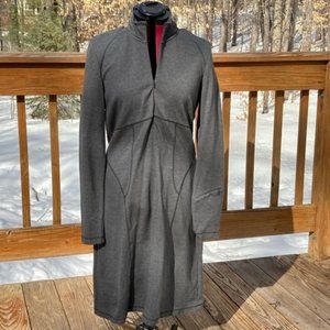 Athleta Cassidy Dress- Ponte Knit 1/4 Zip Large